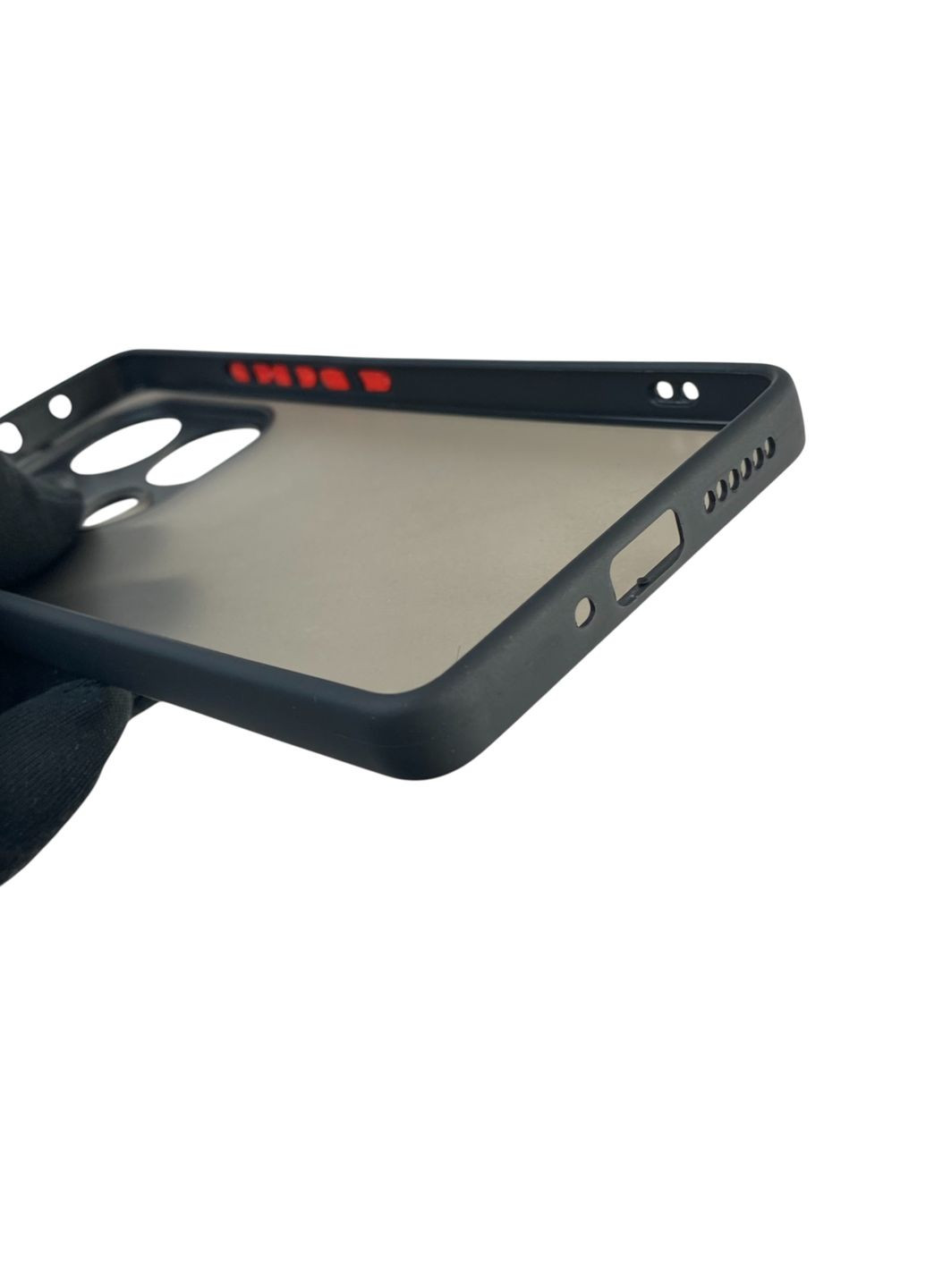 Чохол для телефона Redmi Note 13 Pro 4G з високими бортами із захистом камери на сяомі редмі нот 13 про 4г чорний Xiaomi (366228552)