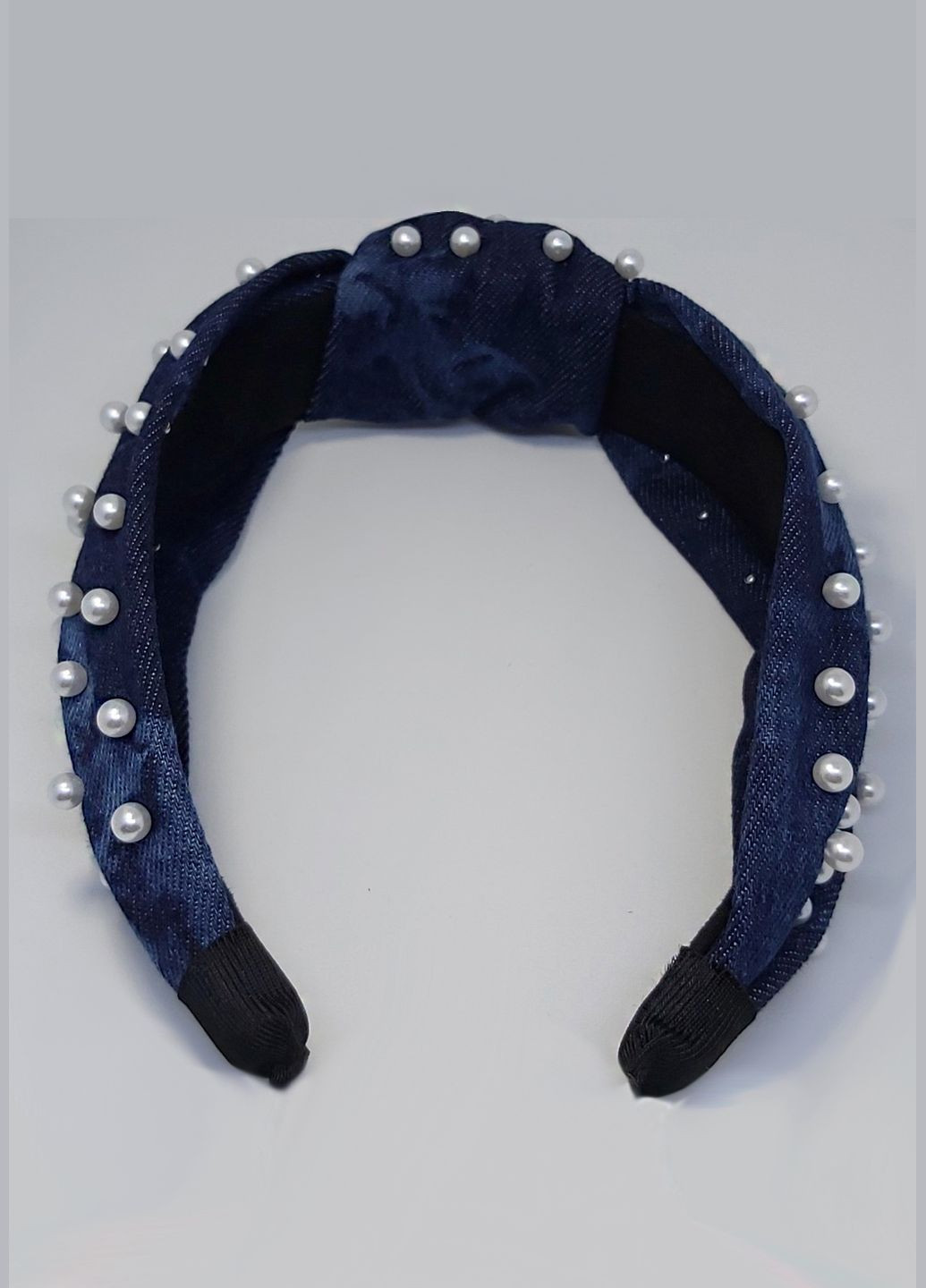 Обруч-чалма для волосся "Джинсовий" Анна Ясеницька (303126519)