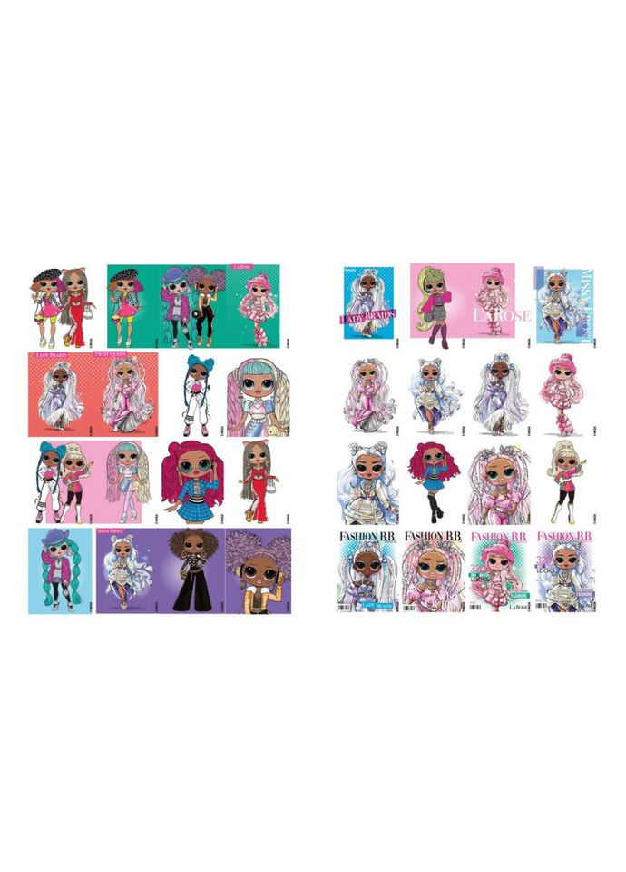 Дитяча книжка-розмальовка "Fashion Show Missy Frost" LCB3 зі стікерами IDEYKA (372128003)