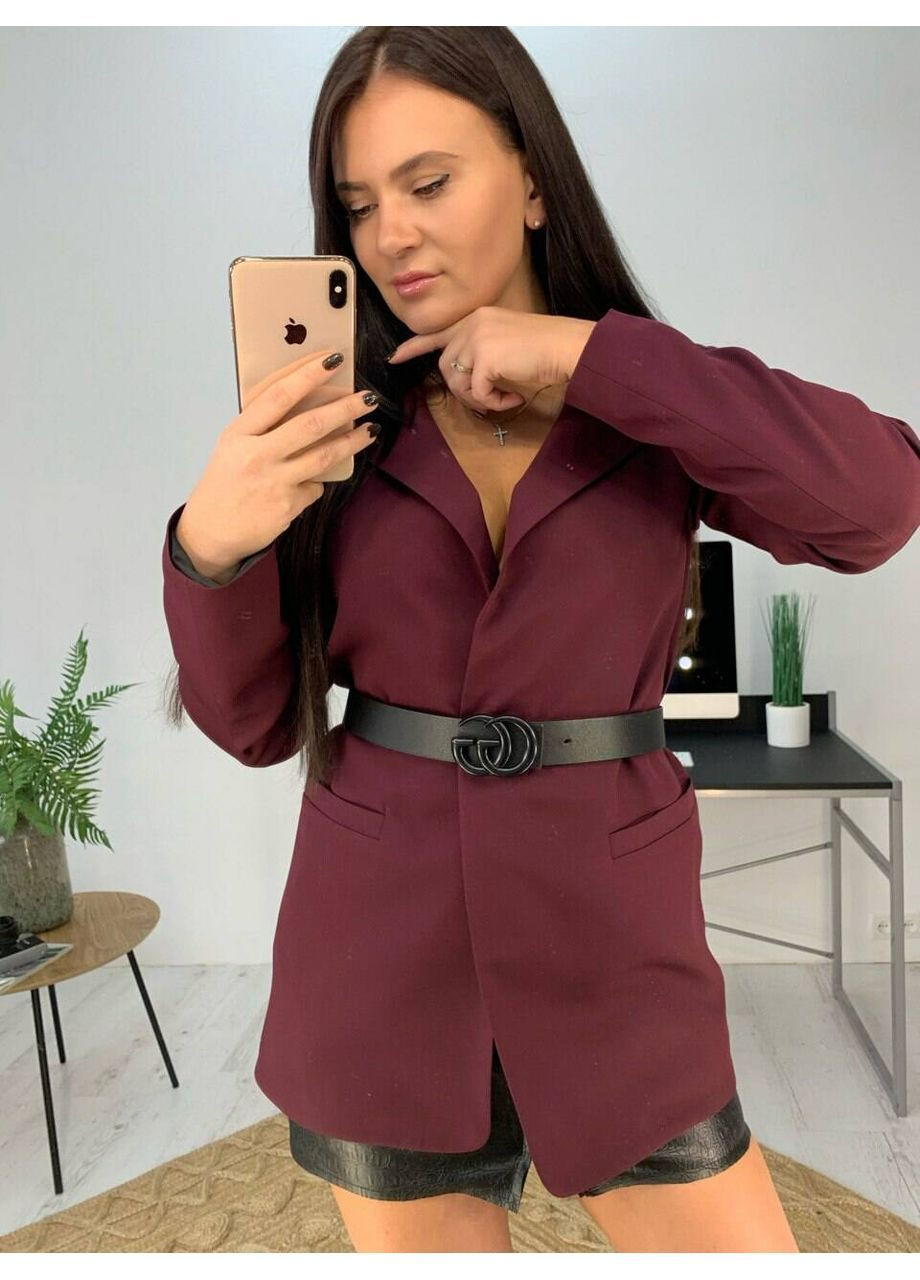 Сливовый женский пиджак work цвет слива milirud -