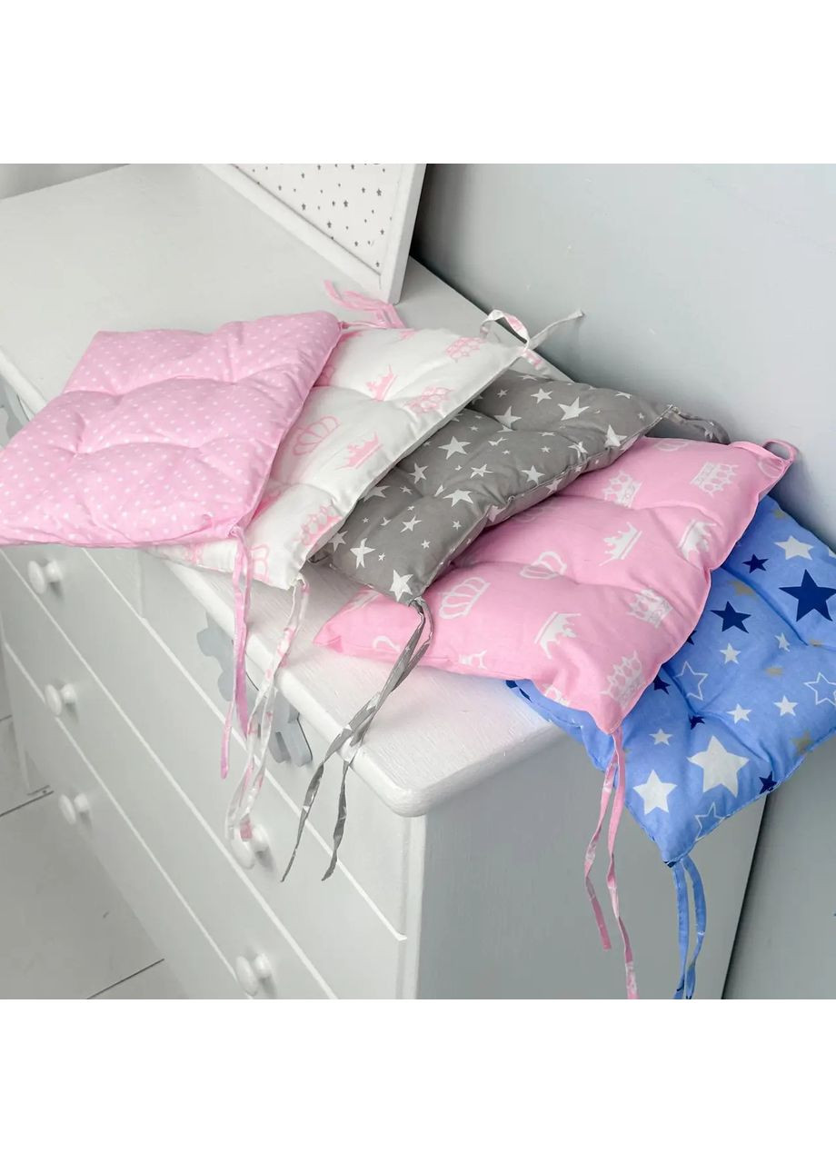 Подушка мягкая для детского стульчика 23х28, синяя No Brand (366393901)