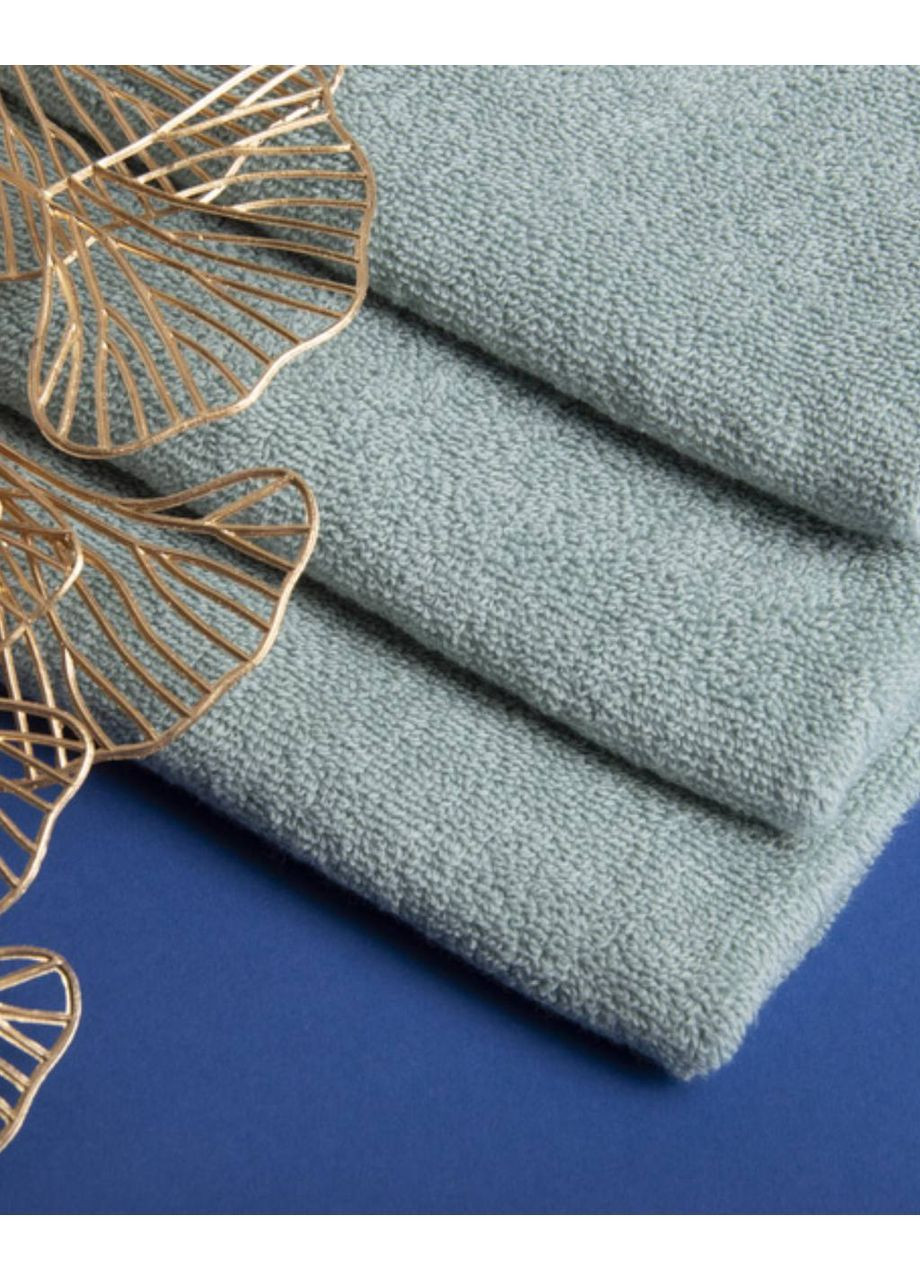 Полотенце махровое 70х140 см IDEIA однотонный мятный