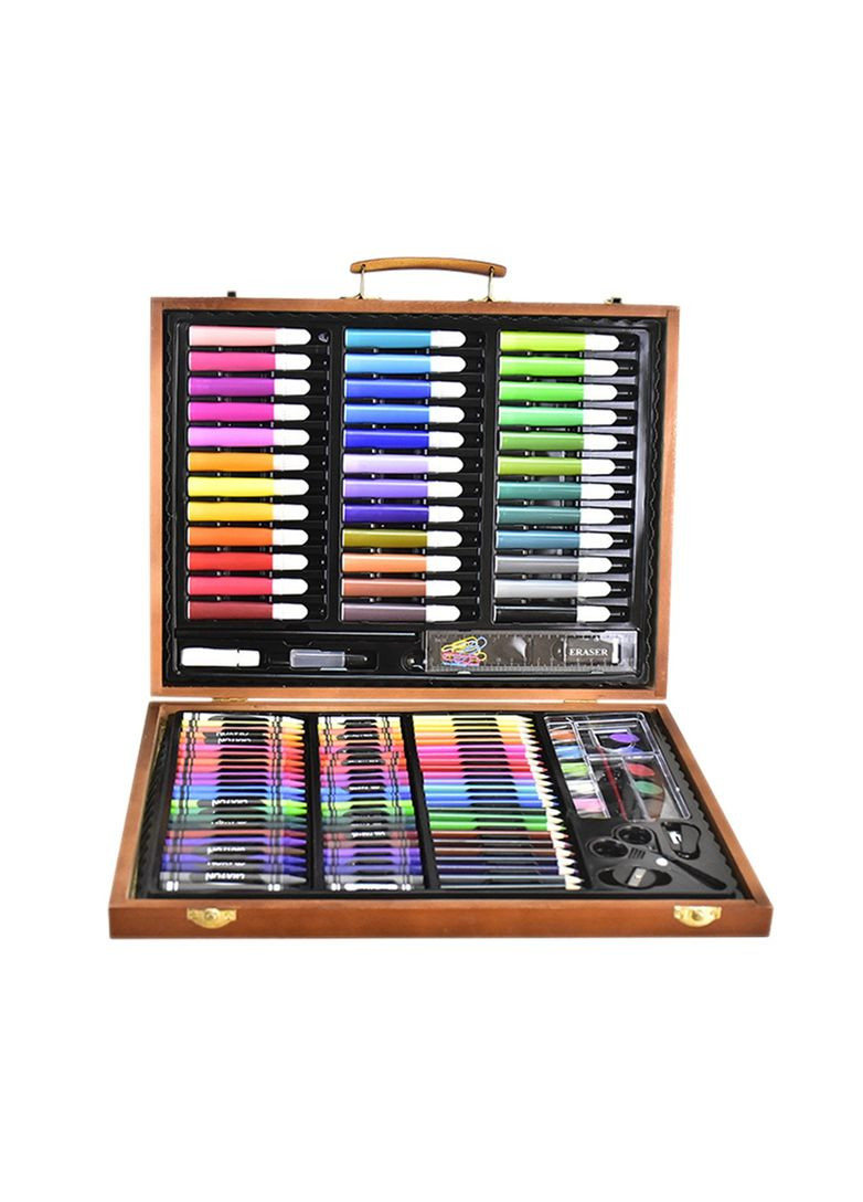 Набір для дитячої творчості в дерев`яному кейсі на 150 предметів Worison (322635075)