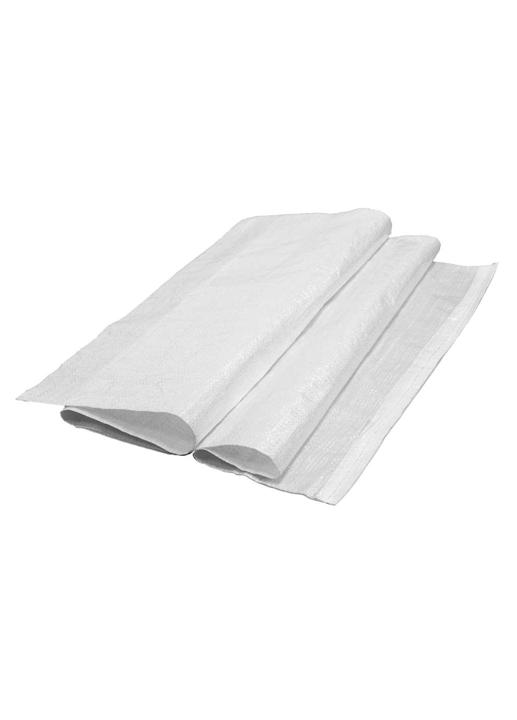 Поліпропіленовий мішок пакувальний 550 x 900 мм 42 г для зберігання й перевезення білий (25 шт.) No Brand (334316246)
