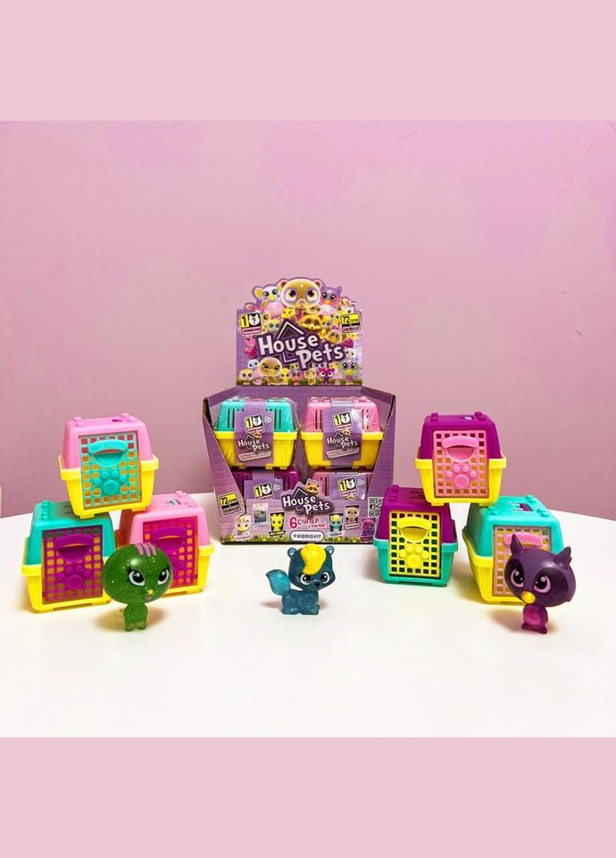 Коллекционная фигурка-сюрприз Мой любимец House Pets 1065 с переноской No Brand (330610479)