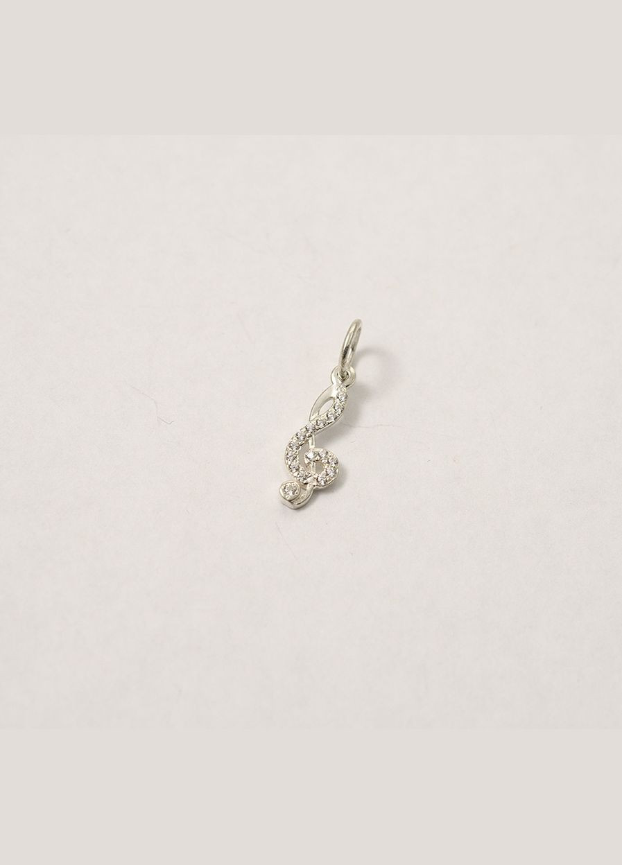 Кулон скрипичный ключ 8711 Maxi Silver (337133636)