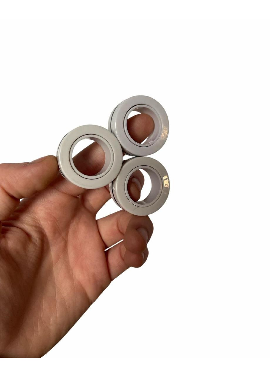 Фиджет-кольца магнитные — антистресс игрушка для снятия напряжения разноцветная No Brand (364502657)