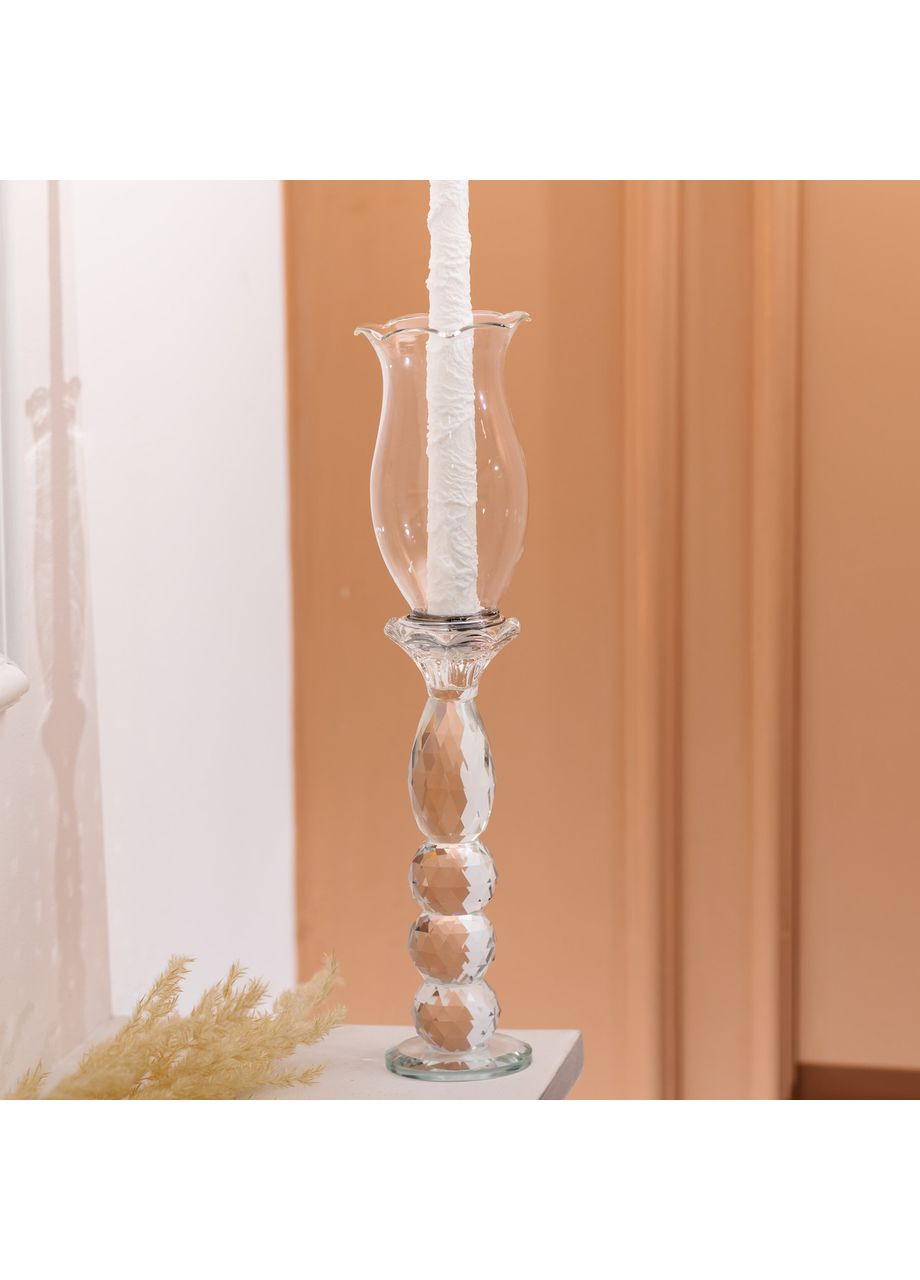 Подсвечник стеклянный 7×34.5 см подсвечник декоративный бокал на ножке HP-4-6L Yiwu (369142897)