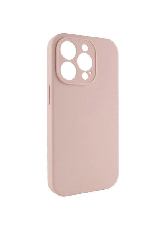 Чохол Silicone Case Full Camera Protective (AA) NO LOGO для Apple iPhone 15 Pro Max (6.7") Рожевий | Pink Sand Epik (297983900)
