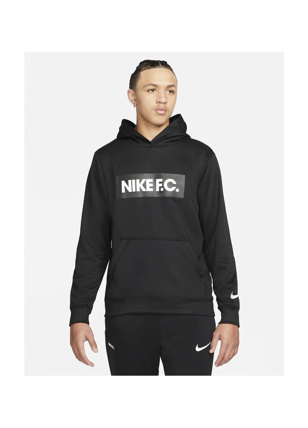 Худи мужские Mens Soccer Hoodie Black Dc9075-010 Nike (364839108)