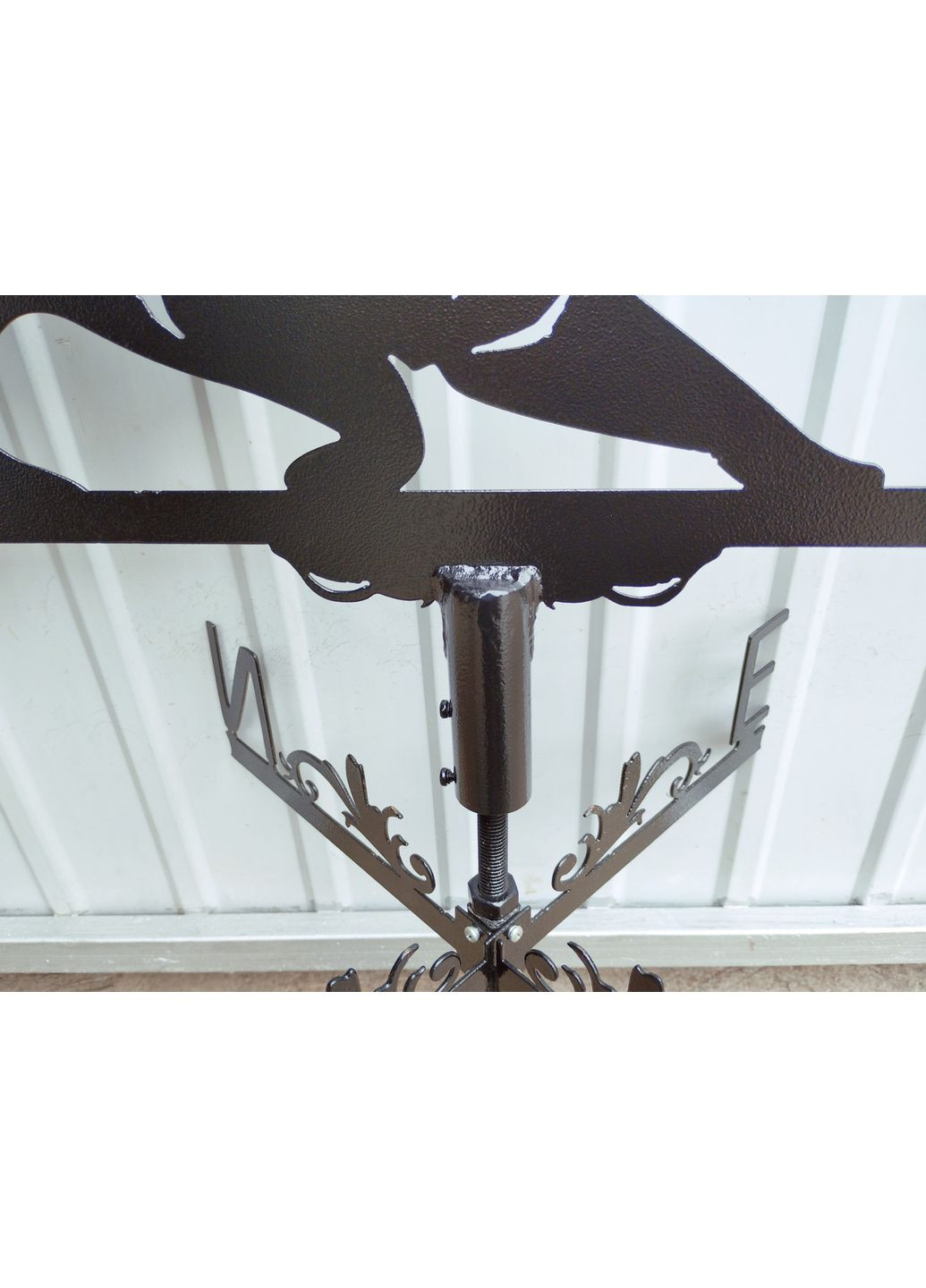 Флюгер Кіт, Кішка з мишкою, флюгер на дах з металу 2 мм. No Brand (368896729)