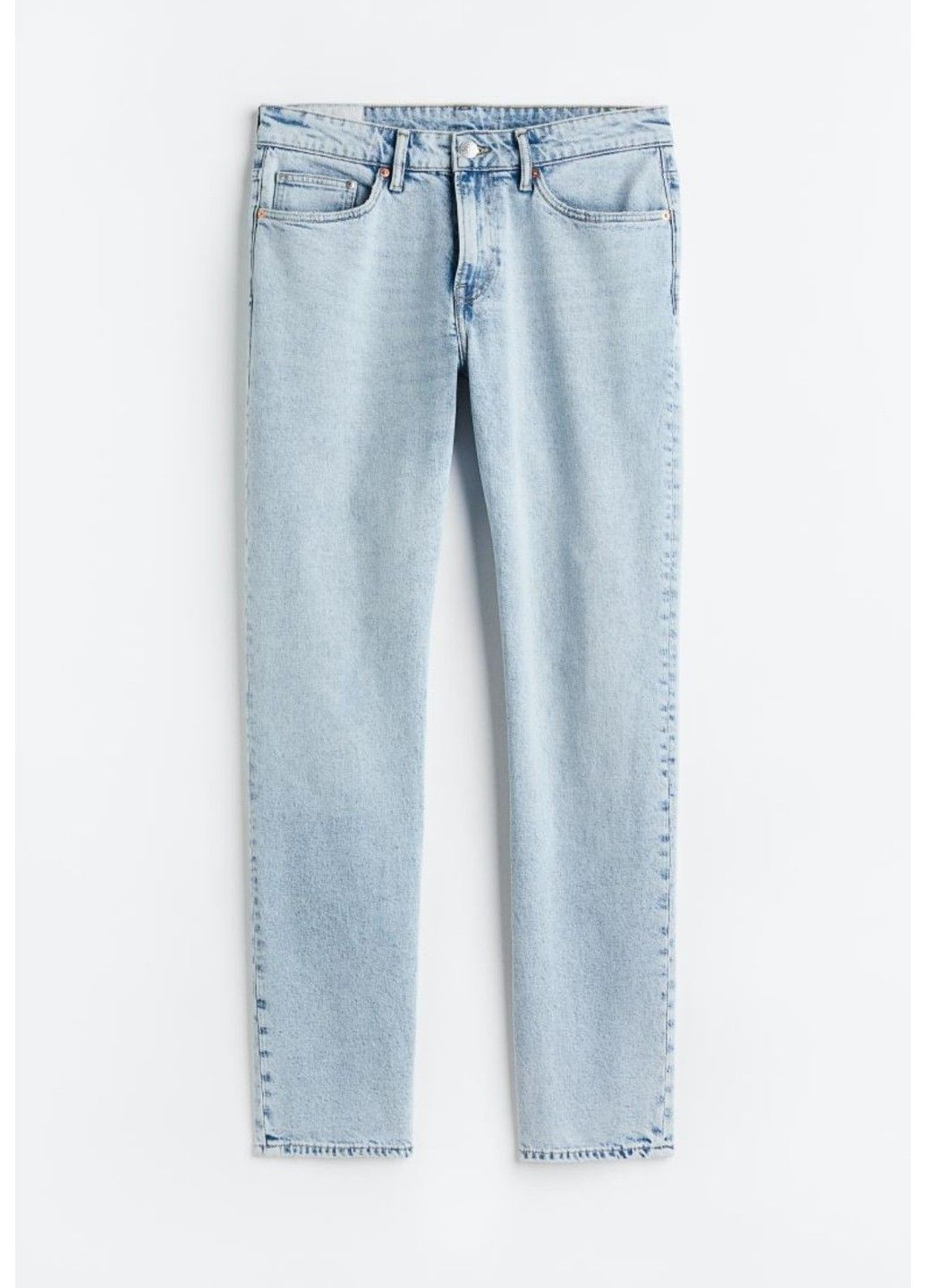 Светло-синие повседневный демисезонные брюки H&M