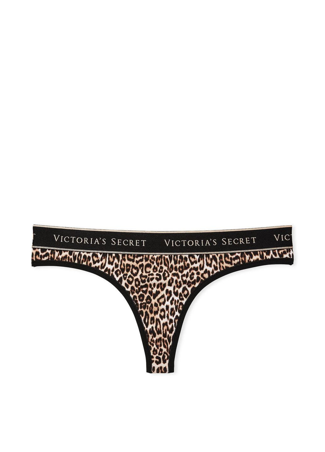 Трусики стрінги Victoria's Secret Logo Cotton Thong Panty (334863987)