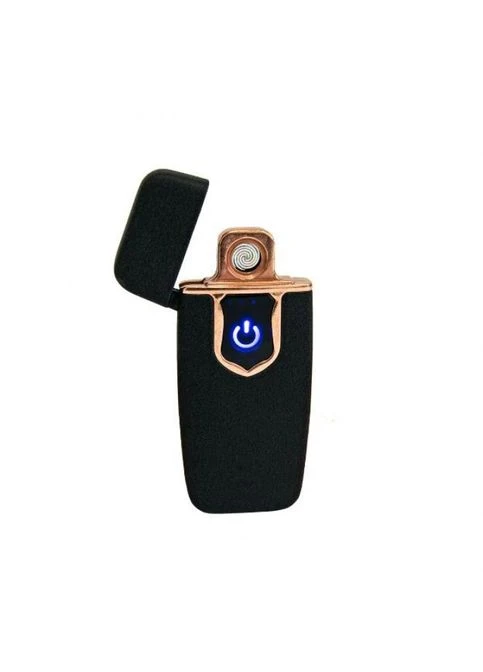 Спиральная электрическая USB зажигалка ZGP 712 Чёрная No Brand (323486547)