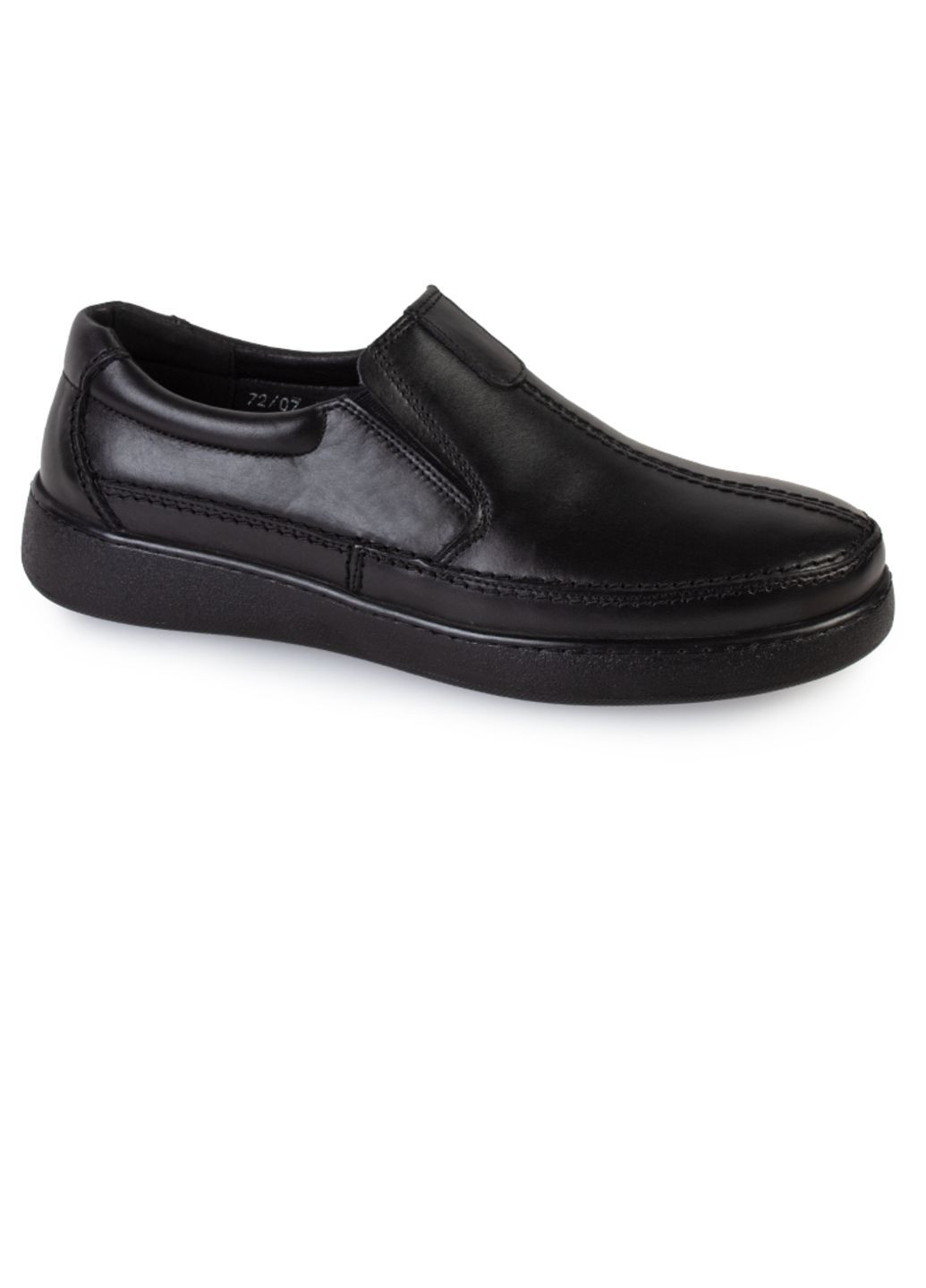 Черные повседневные туфли мужские бренда 9402229_(1) ModaMilano без шнурков