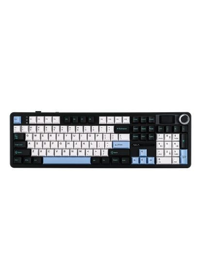 Клавіатура (6978080501295) Aula F108 Pro Wireless/Bluetooth UA Black/Blue (368969109)