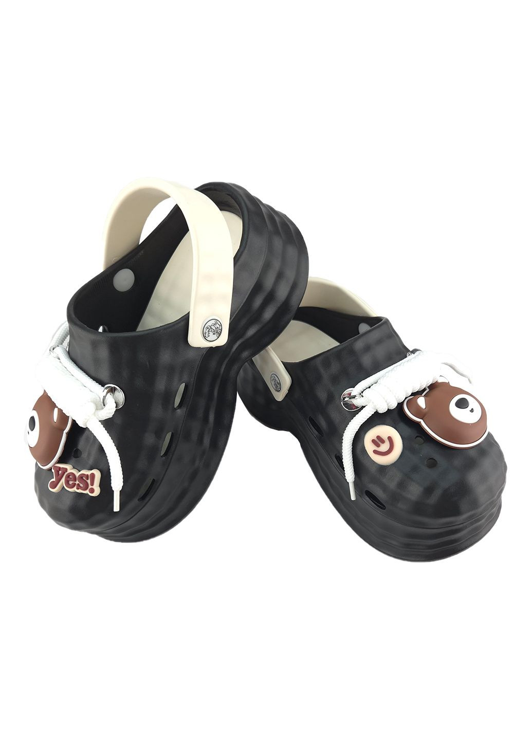 Крокси жіночі з джібітсами No Brand (340917038)