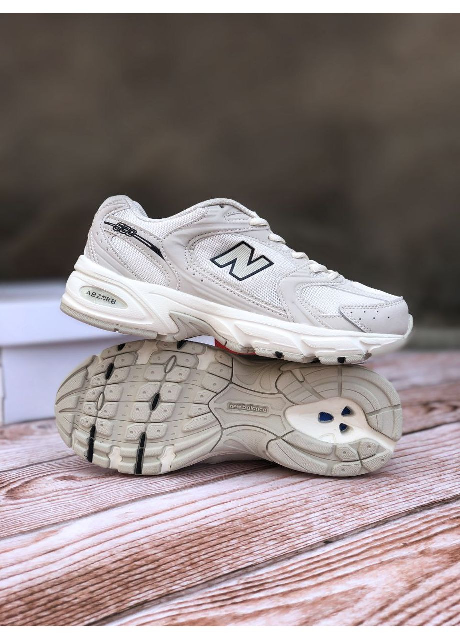 Белые демисезонные кроссовки мужские new balance 530 ivory mr530sh нью беланс 530 No Brand