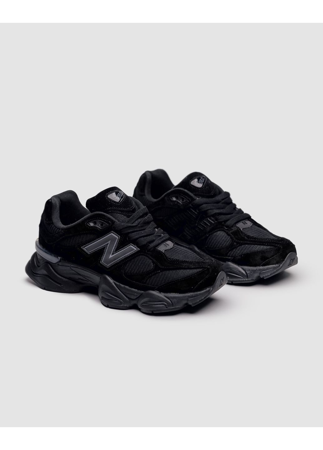 КРОСІВКИ ЖІНОЧІ NEW BALANCE 9060 BLACK НЬЮ БЕЛАНС 9060 No Brand чорні демісезони (368887673)