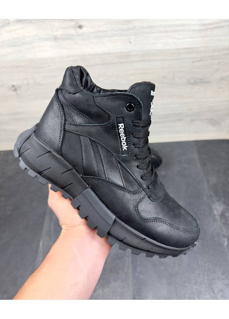 Чоловічі шкіряні зимові черевики No Brand (363555178)