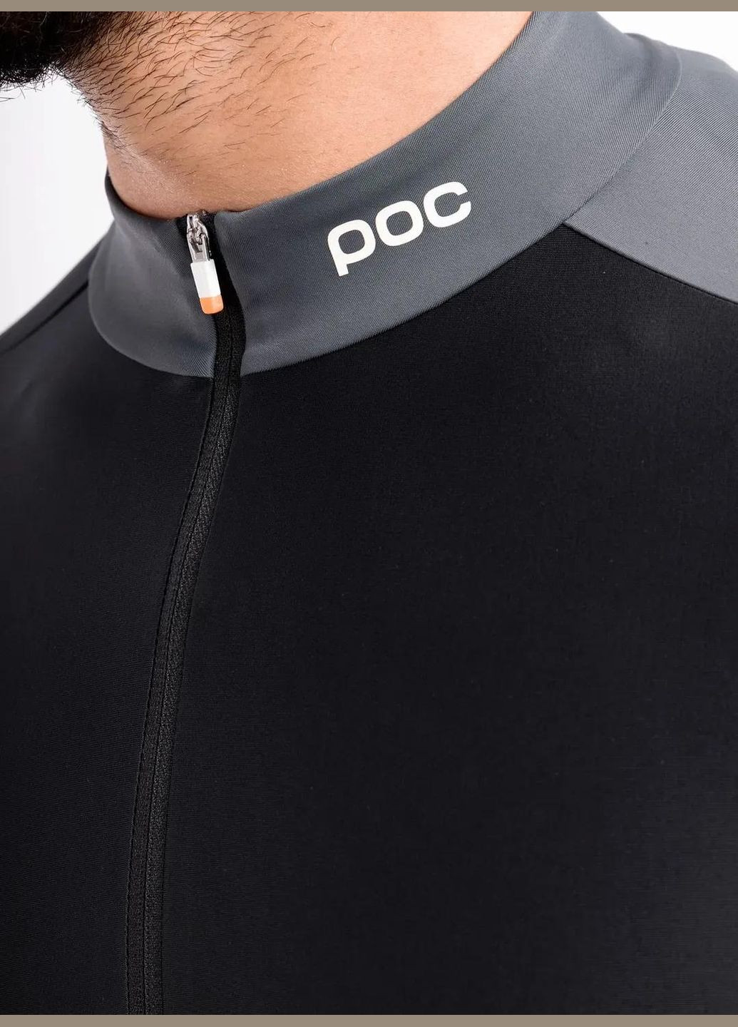 Джерси мужское Essential Road Mid L Jersey, Uranium Black/ylvanite Grey, POC (334671385)