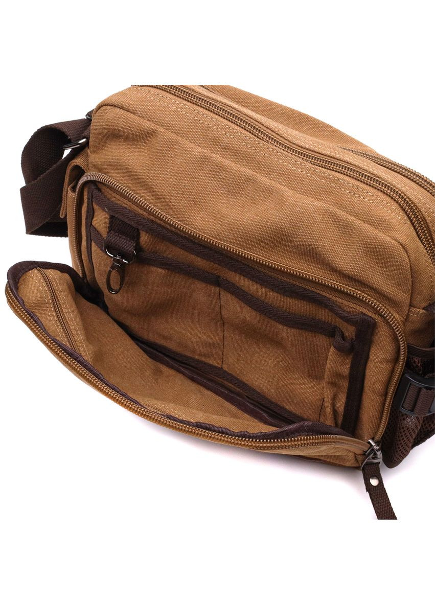 Містка чоловіча сумка месенджер із щільного текстилю 22205 Vintage (331906625)