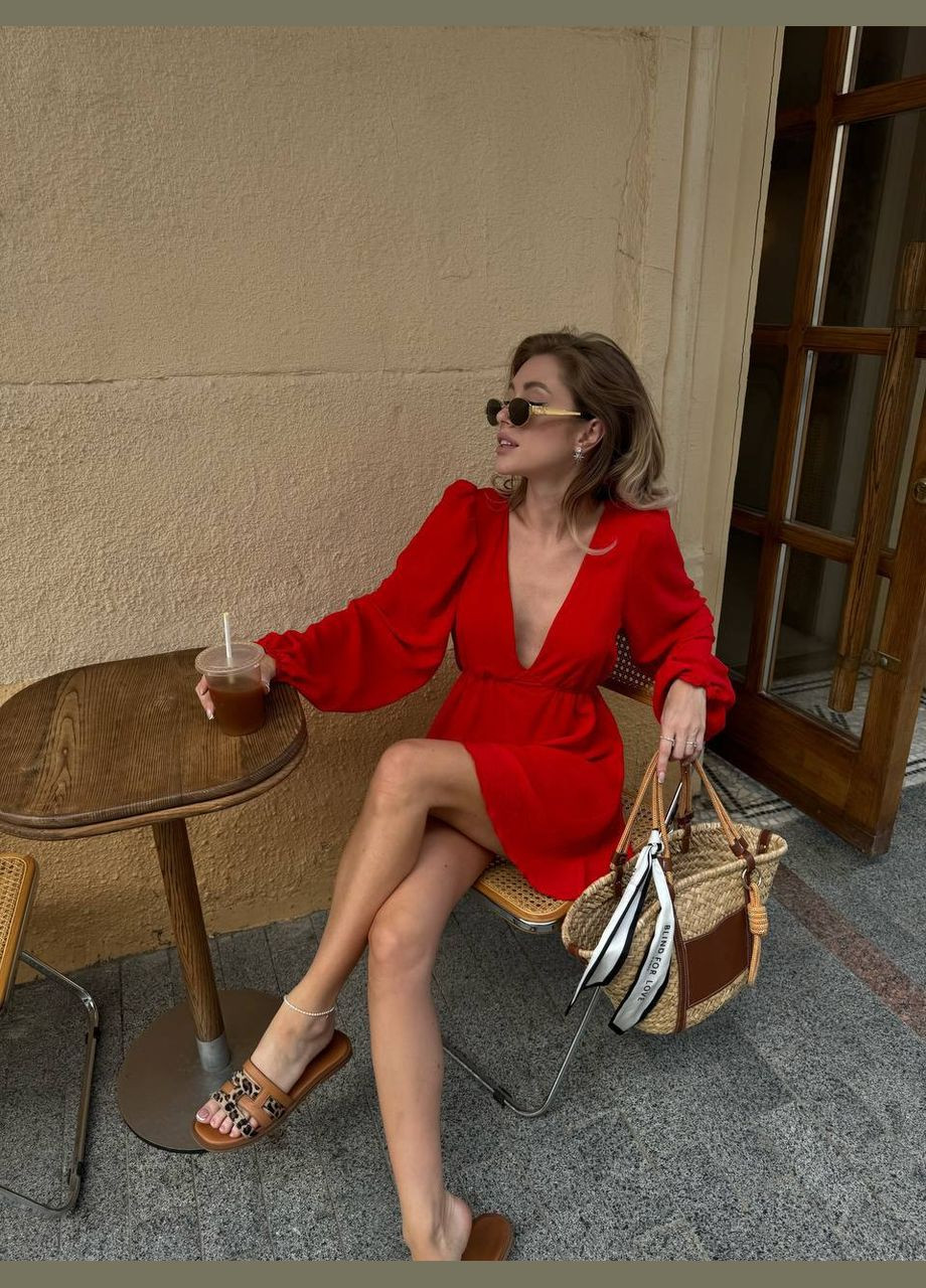 Червона ніжна сукня 💗 Luna