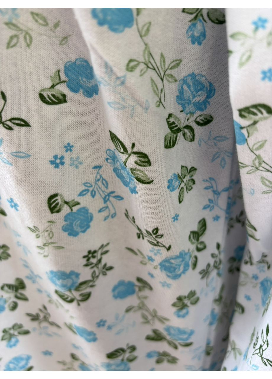 Теплая женская ночная рубашка на басне L No Brand (367581178)