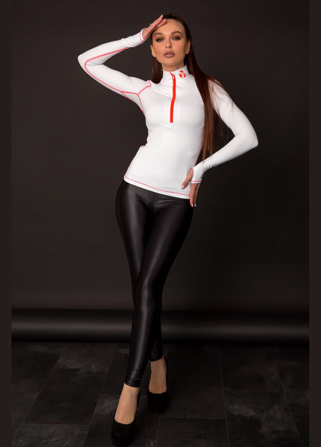 Спортивний рашгард TOTALFIT RW6-C11 white (316353487)