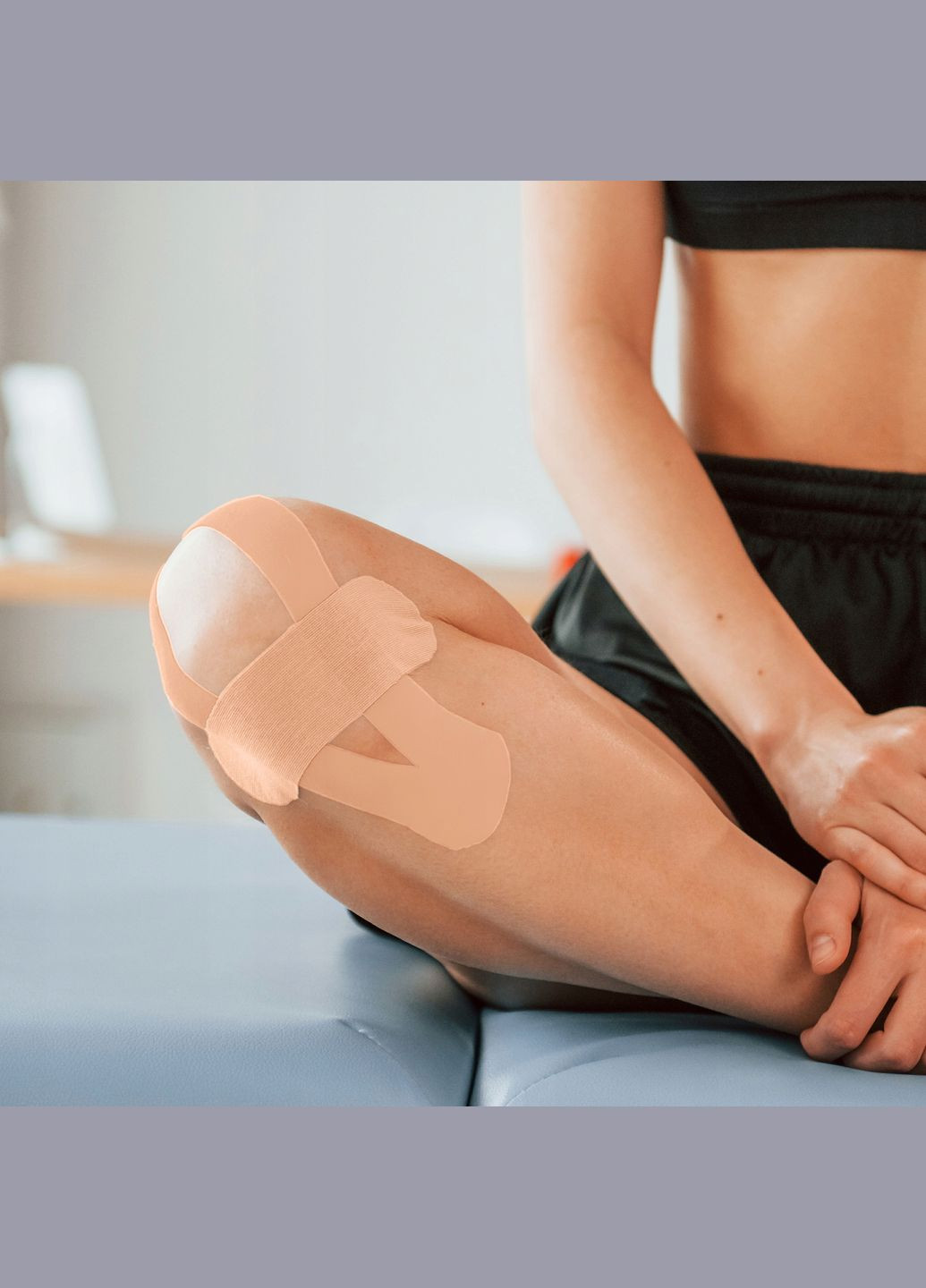 Лента кинезиологическая (кинезио тейп) 7.5 см x 5 м Biege (P-5907739318879) 4FIZJO (301733325)