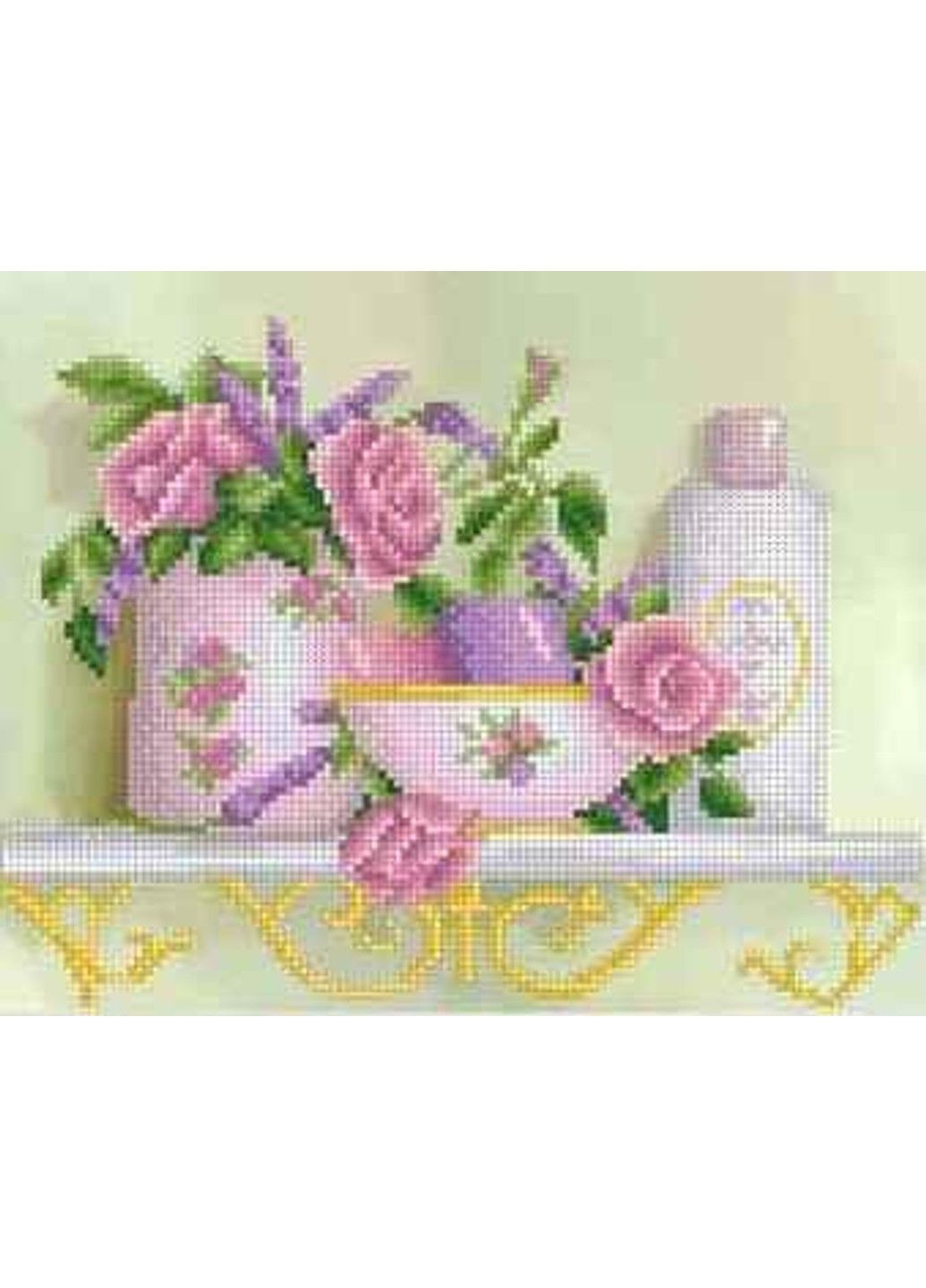 Схема для вишивки бісером " Запашний натюрморт" часткова викладка, заготівля, 35х28 см No Brand (333165316)