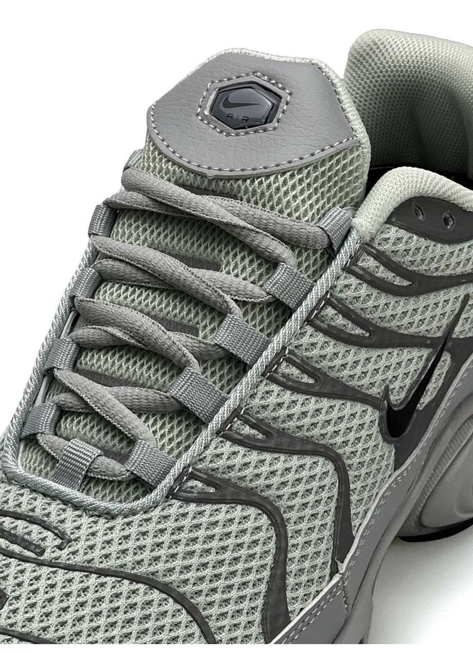 Світло-сірі Осінні кросівки чоловічі nike No Brand Air Max Plus New Reflektive Grey