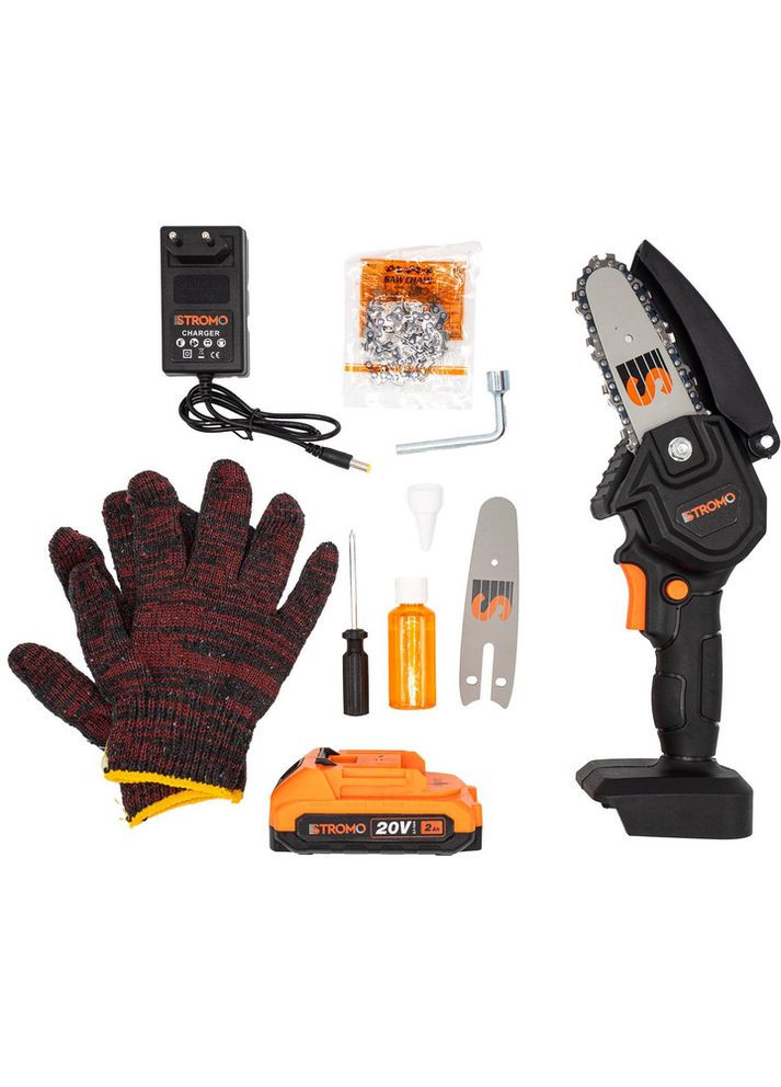 Акумуляторна ланцюгова пила AAS20 (1 акб та зп) Stromo (351382274)