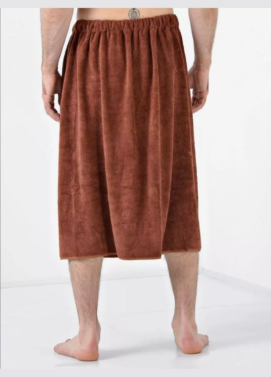 Набір для лазні чоловічий 85х150 Коричневий (П4К-novo-m-sauna-015) No Brand коричневий