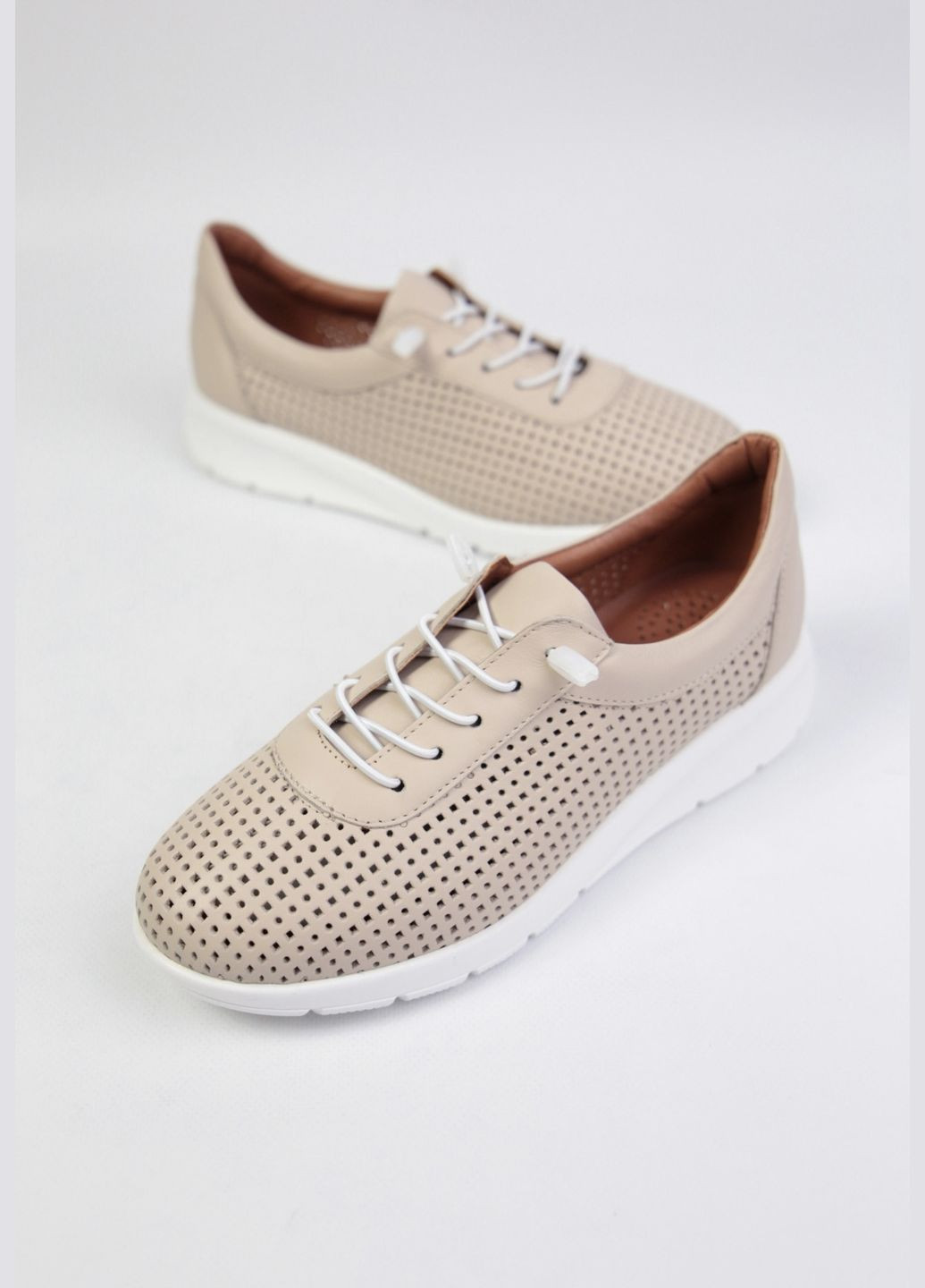 Кроссовки Benito бежевые демисезоны (330644309)