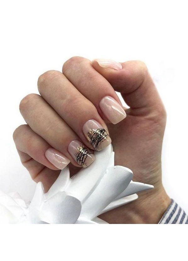 Гель краска паутинка Біла professional 002 8 мл Saga (342376560)