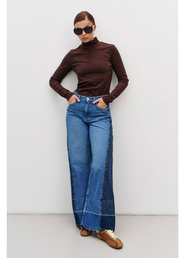 Жіночий гольф під горло з віскозного трикотажу MKRM4226 Rica Mare (362575392)