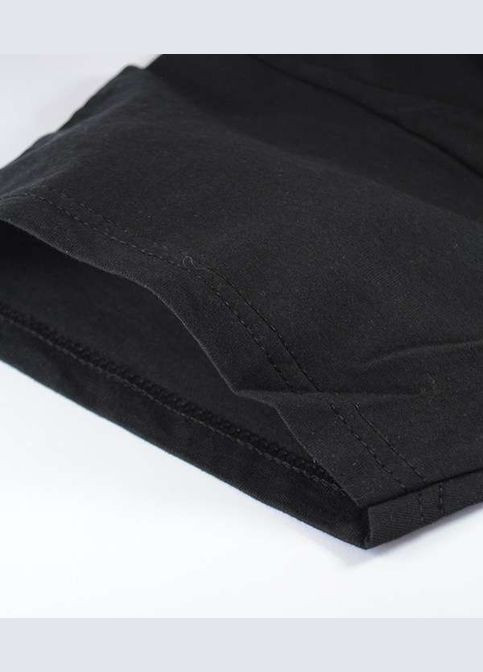 Чорна футболка чоловіча valueweight v-neck (061066036m) з коротким рукавом Fruit of the Loom