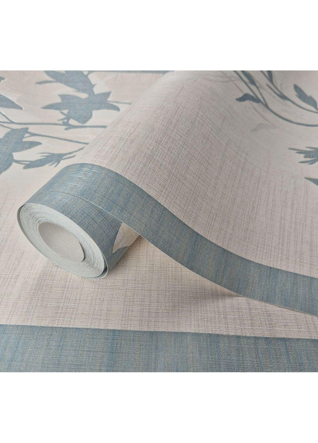 Шпалери вінілові на флізеліні 0.53 × 10.05 м 54251, бірюзово-молочні — для спальні, вітальні, кухні MARBURG (368895632)