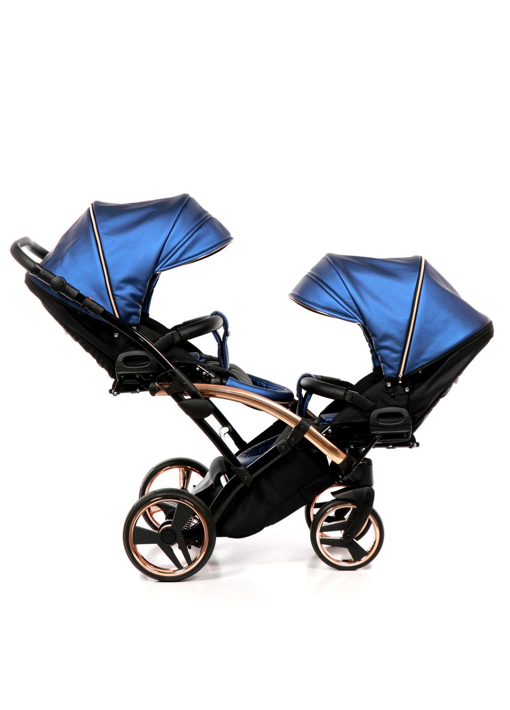 Універсальна коляска для двійні 2 в 1 Fluo line Duo Slim 01, синій () Junama J-Fl-DUOs-01 (335030523)