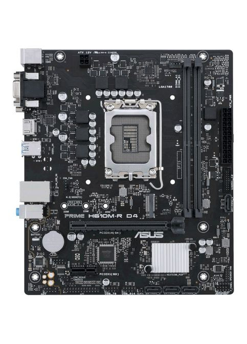 Материнська плата PRIME H610M-R D4-SI (s1700, Intel H610, PCI-Ex16) Asus (339082696)