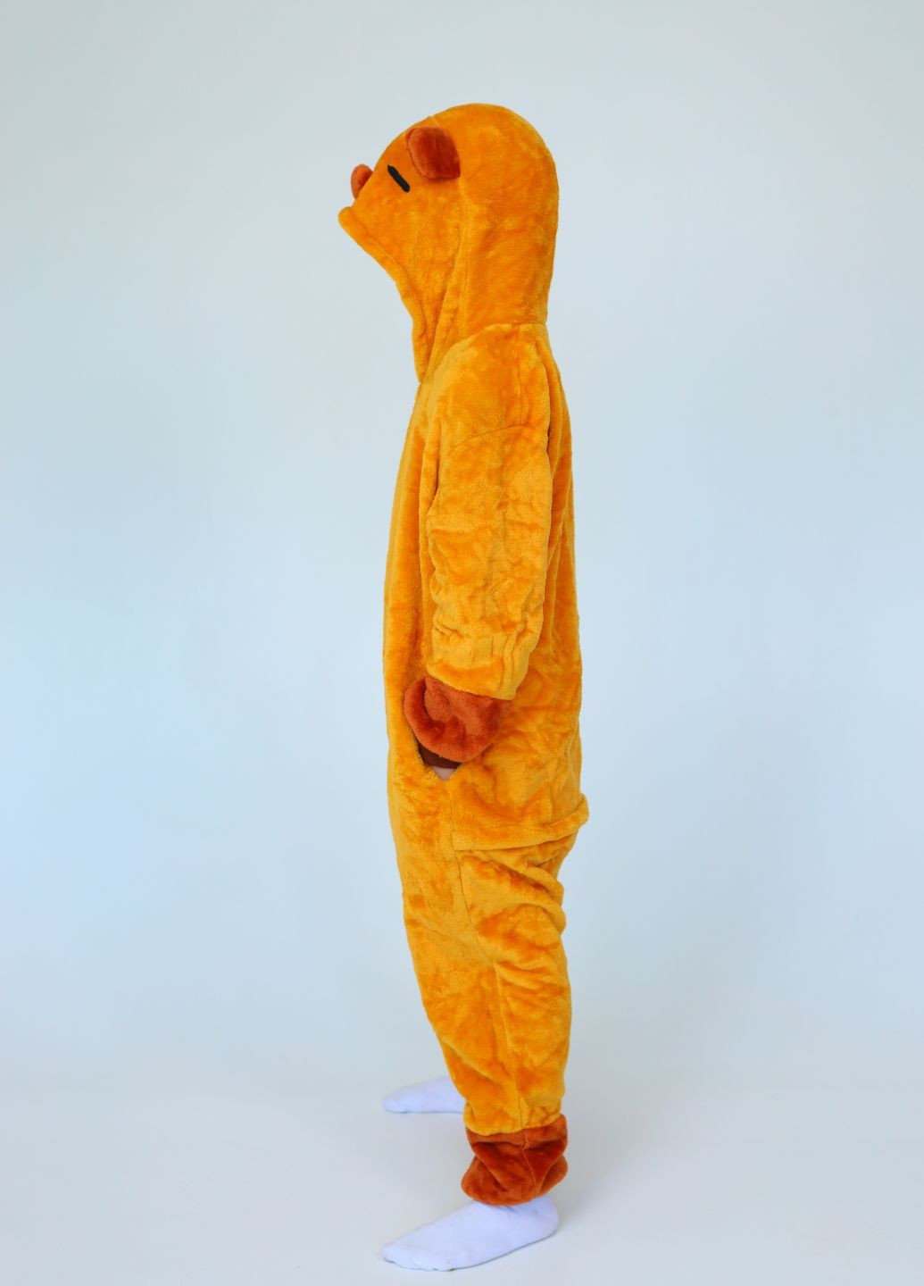 Кигуруми Капибара для мальчиков плюшевая пижама с капюшоном и карманами My Kigu (365703305)