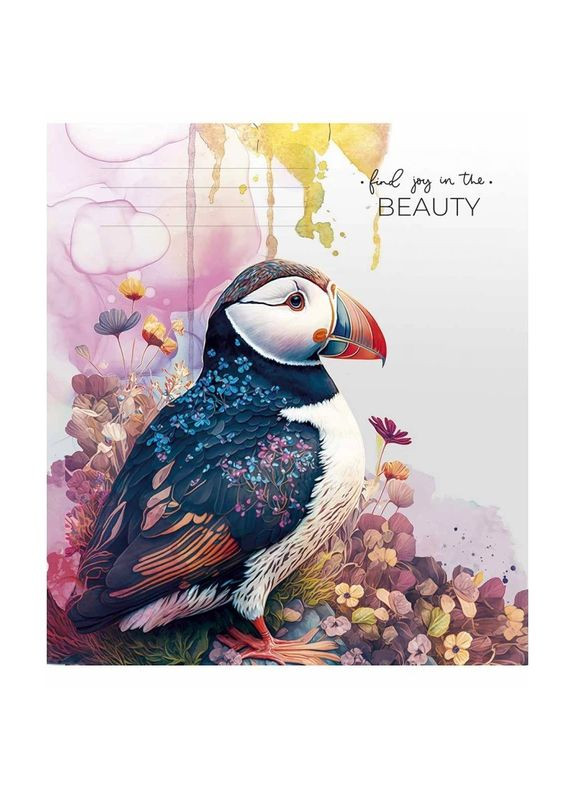 Тетрадь общая "Beauty" 048 3268L 3 в линию, 48 листов Школярик (364127864)