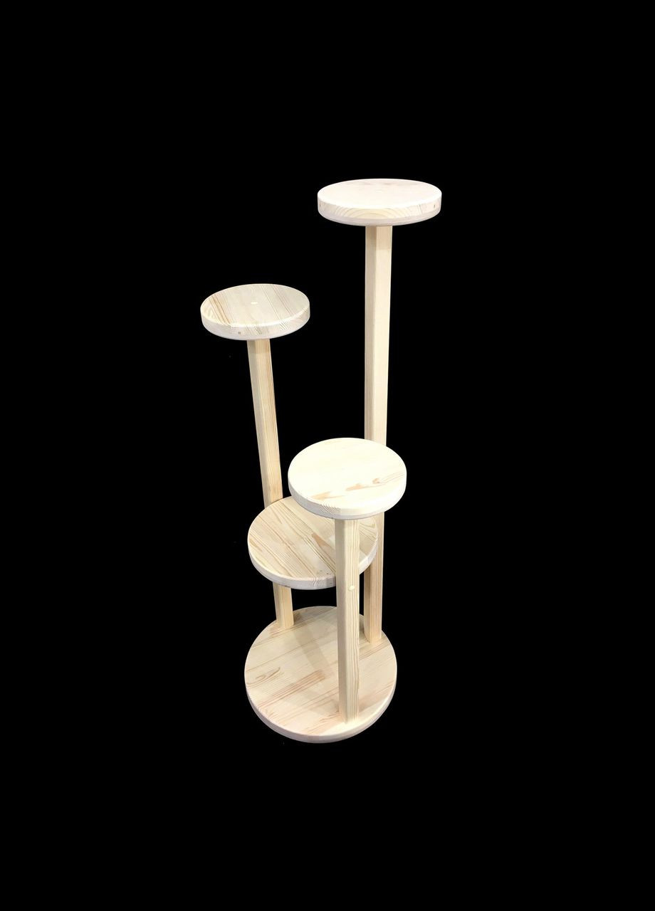 Подставка для цветов из дерева Квинтела бланже (ЦВТ-010801) No Brand (328224707)