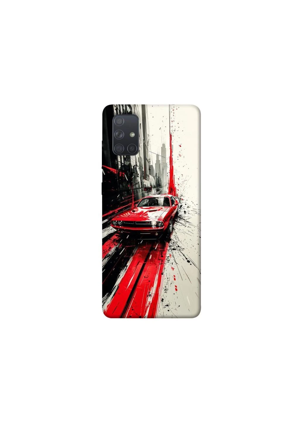 Чохол на Samsung Galaxy A71 Painted Mustang Frontalka (353327430)