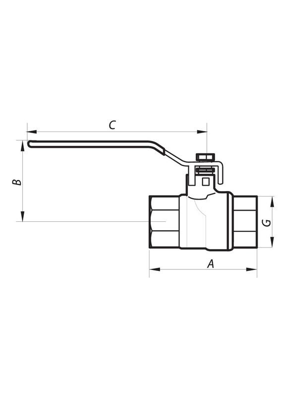 Кран кульовий 2" ГГР (NF.611) (NF2923) NOLF (315507418)