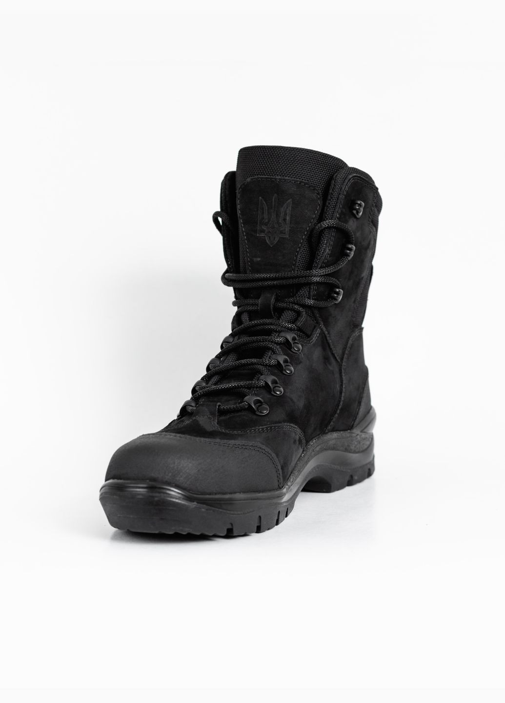 Кожаные Зимние Мужские Берцы Тактические. 39-46р Черные. Прочные и удобные! 45ZM-1010 No Brand (301137823)