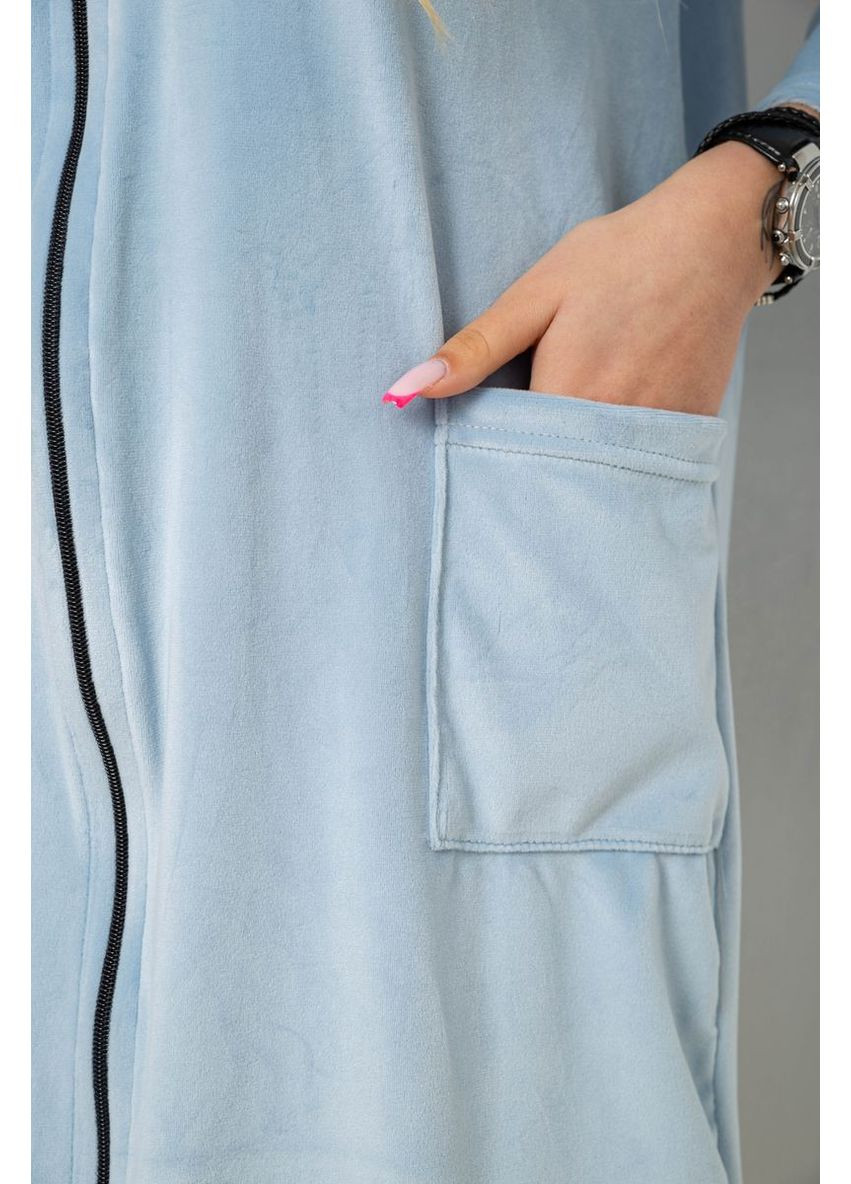 Халат женский велюровый на молнии Sport Line (361149103)