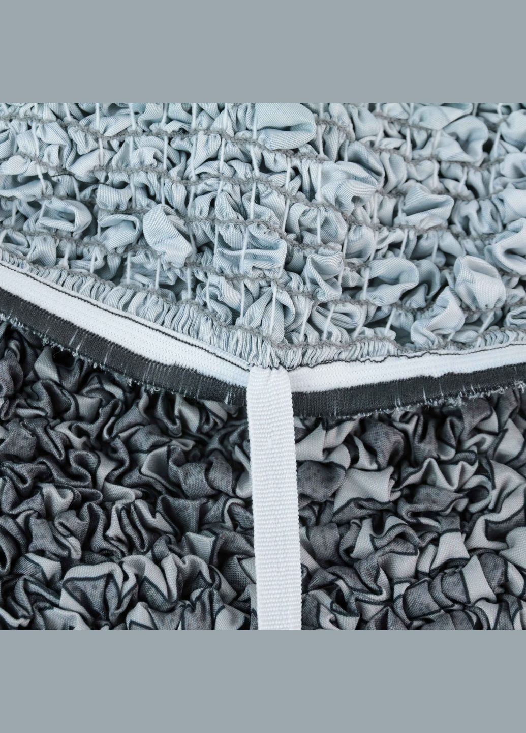 Чехол на кресло ПРЕМИУМ серый Love You (301867888)