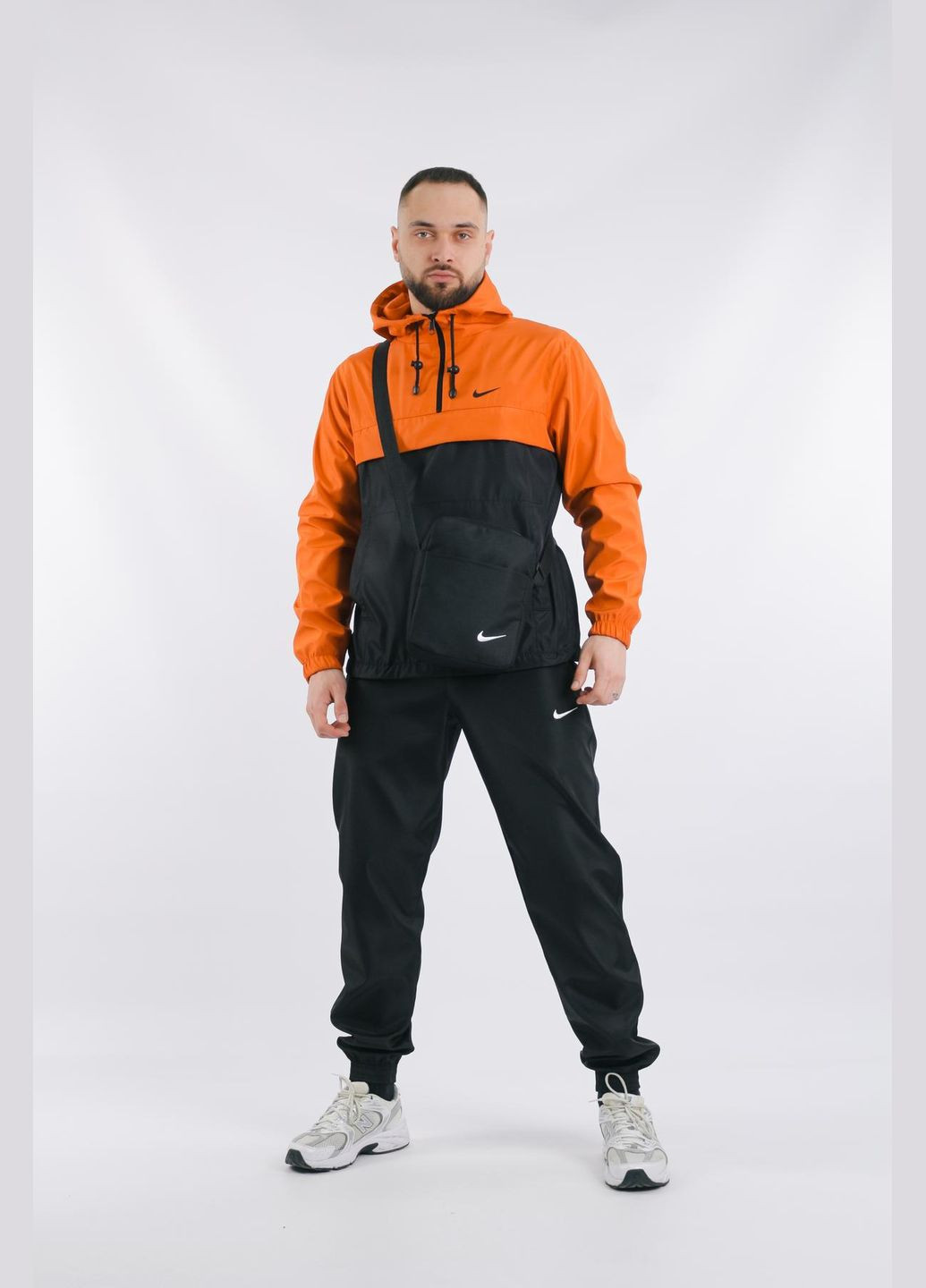 Помаранчевий демісезонний чоловічий комплект No Brand